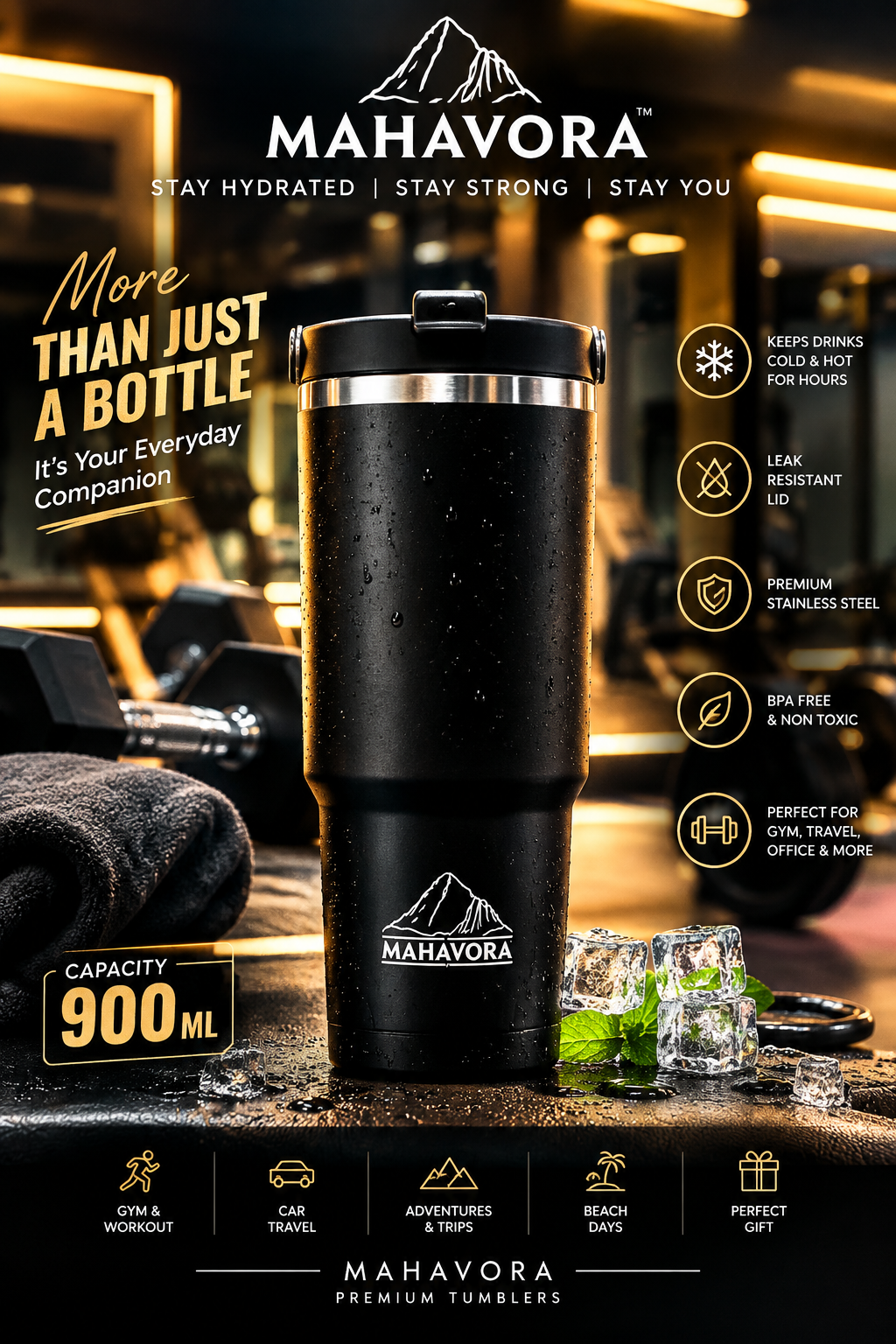 Insulated Tumbler 900 ML TUMBLER