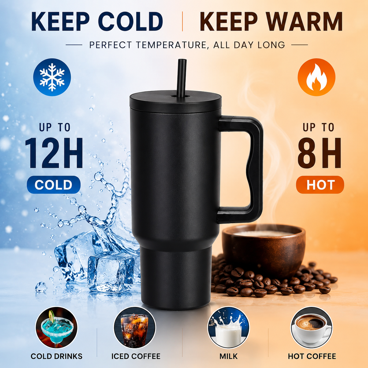 PREMIUM INSULATED 1200 ML TUMBLER